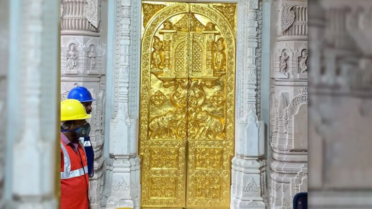 Ayodhya: కళ్యాణం కమనీయం రామయ్య వైభోగం.. ఆలయానికి ఫస్ట్ గోల్డెన్ గేట్.. మొదటి చిత్రం రిలీజ్