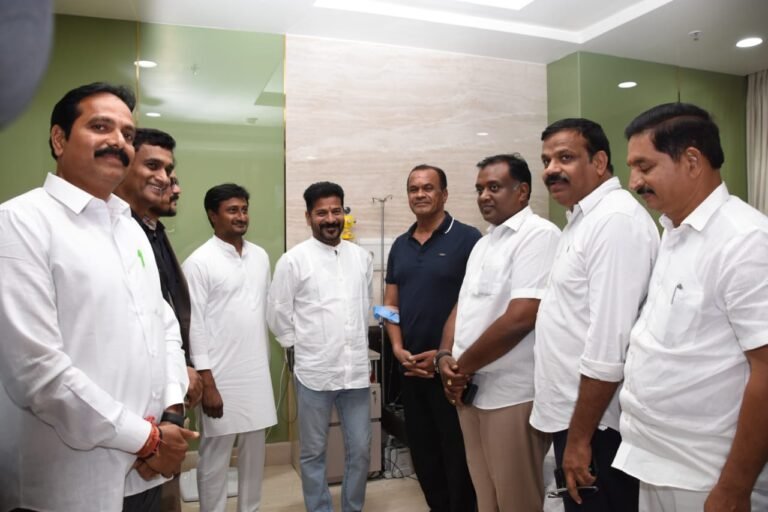 CM Revanth Reddy visited Minister Komati Reddy Venkat Reddy