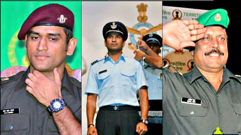 Team India: From Dhoni to Kapil Dev.. these are the players who served in the Indian Army..